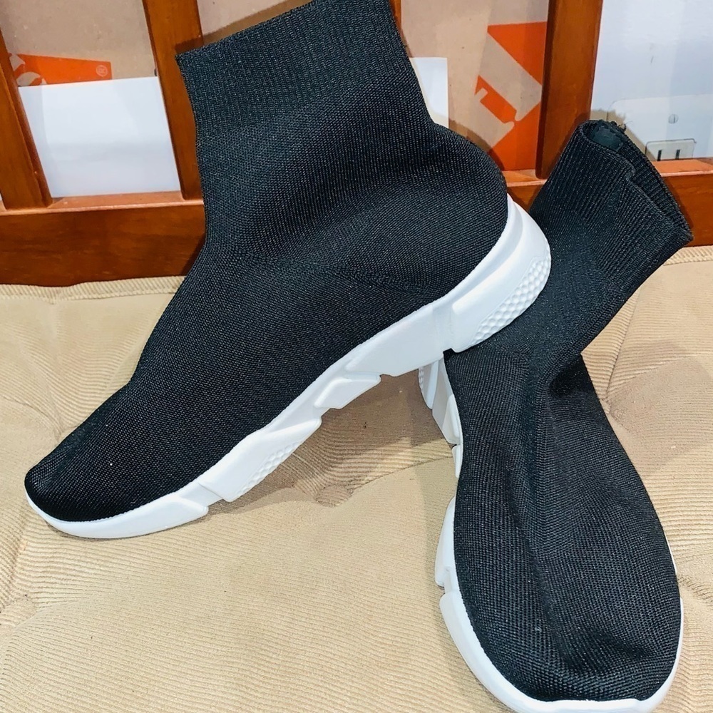 Bamboo Sock High Top Sneakers.